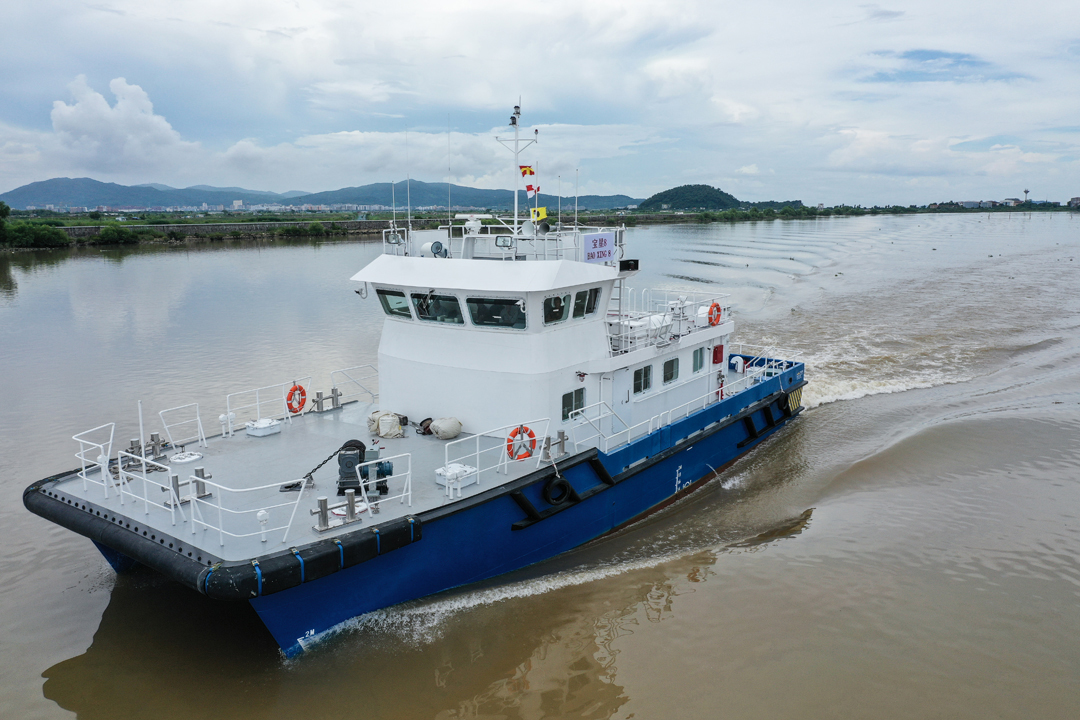 New product recommendation|Jianglong new aluminum alloy catamaran wind power operation and maintenance ship