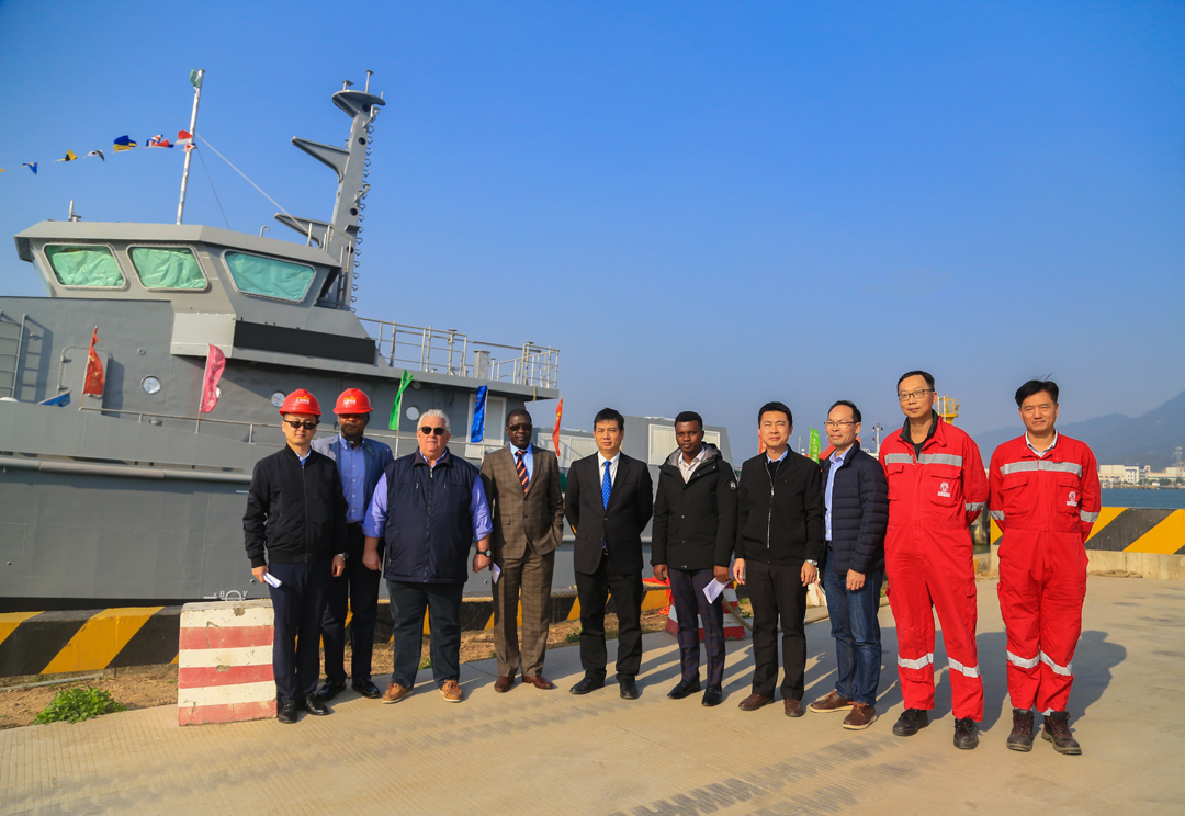 JIANGLONG HOLDS NAMING CEREMONY FOR OMS HIGH SPEED PATROL BOAT 'OVIA'