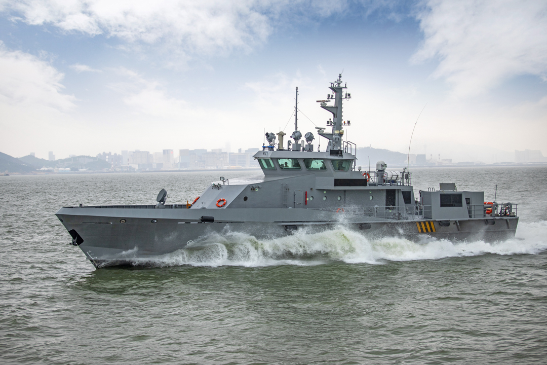 JIANGLONG DELIVERS THE 38.8M HIGH SPEED PATROL BAOT TO WEST AFRICA