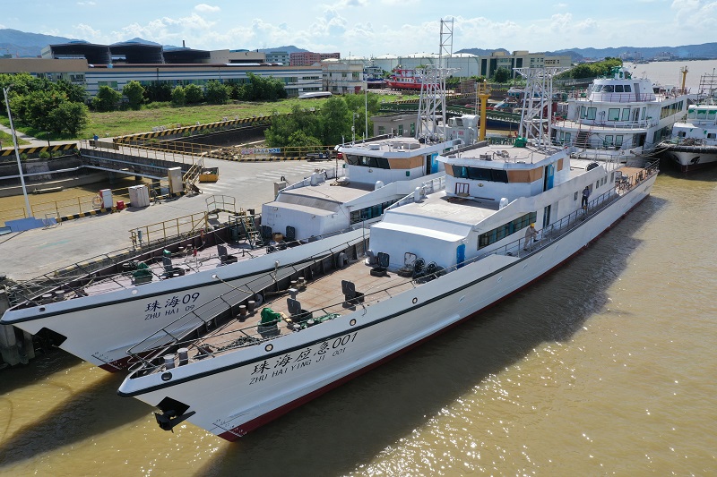 JIANGLONG SHIPBUILDING LAUNCHES SECOND 55-METRE LAW ENFORCEMENT VESSEL FOR ZHUHAI CITY